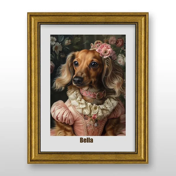 custom royal pet portraits