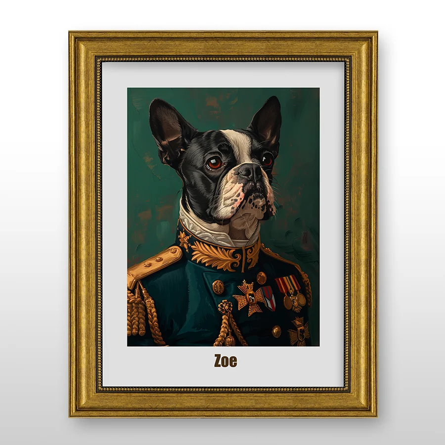 custom royal pet portraits