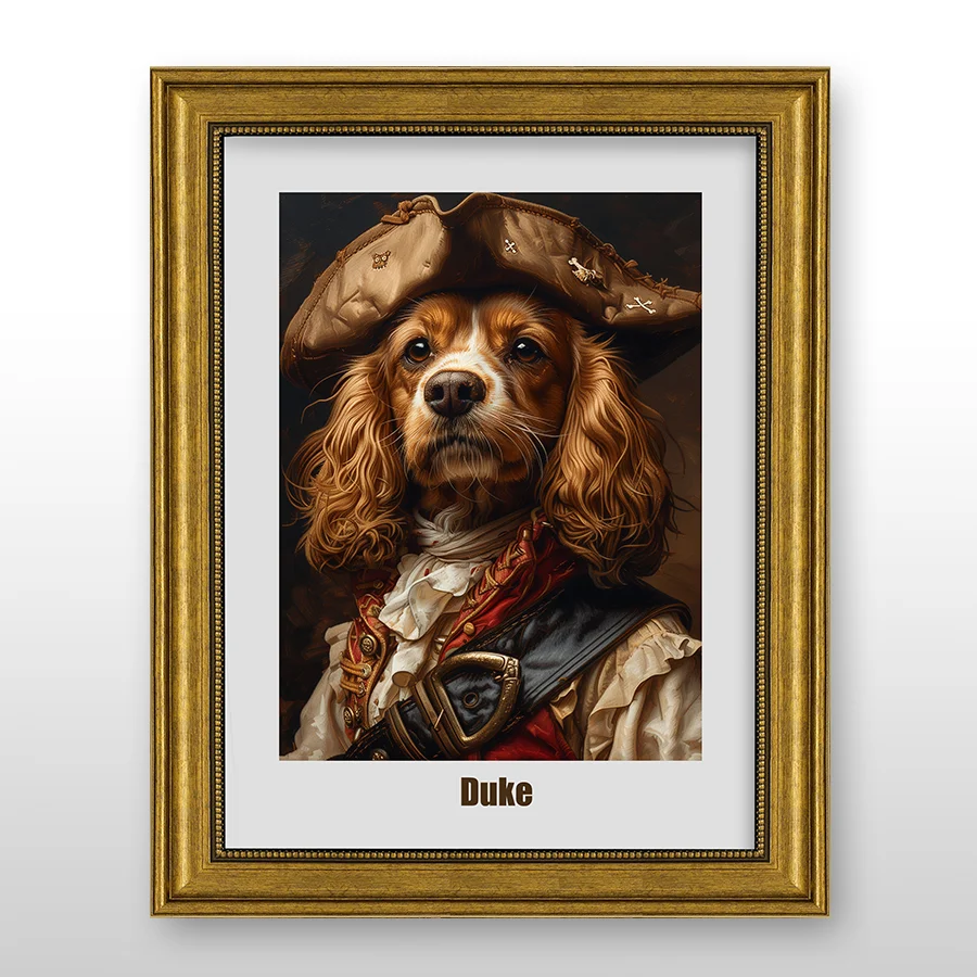 custom royal pet portraits