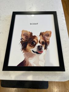 Custom Modern Pet Portraits photo review