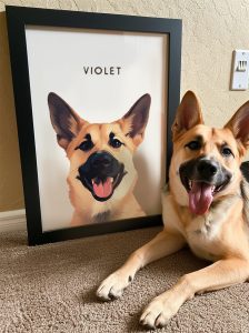 Custom Modern Pet Portraits photo review