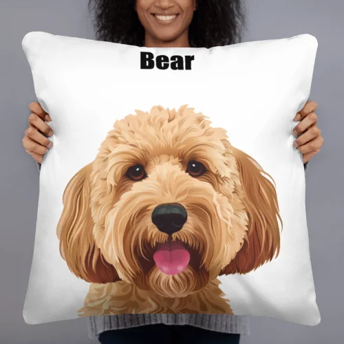 custom dog pillow